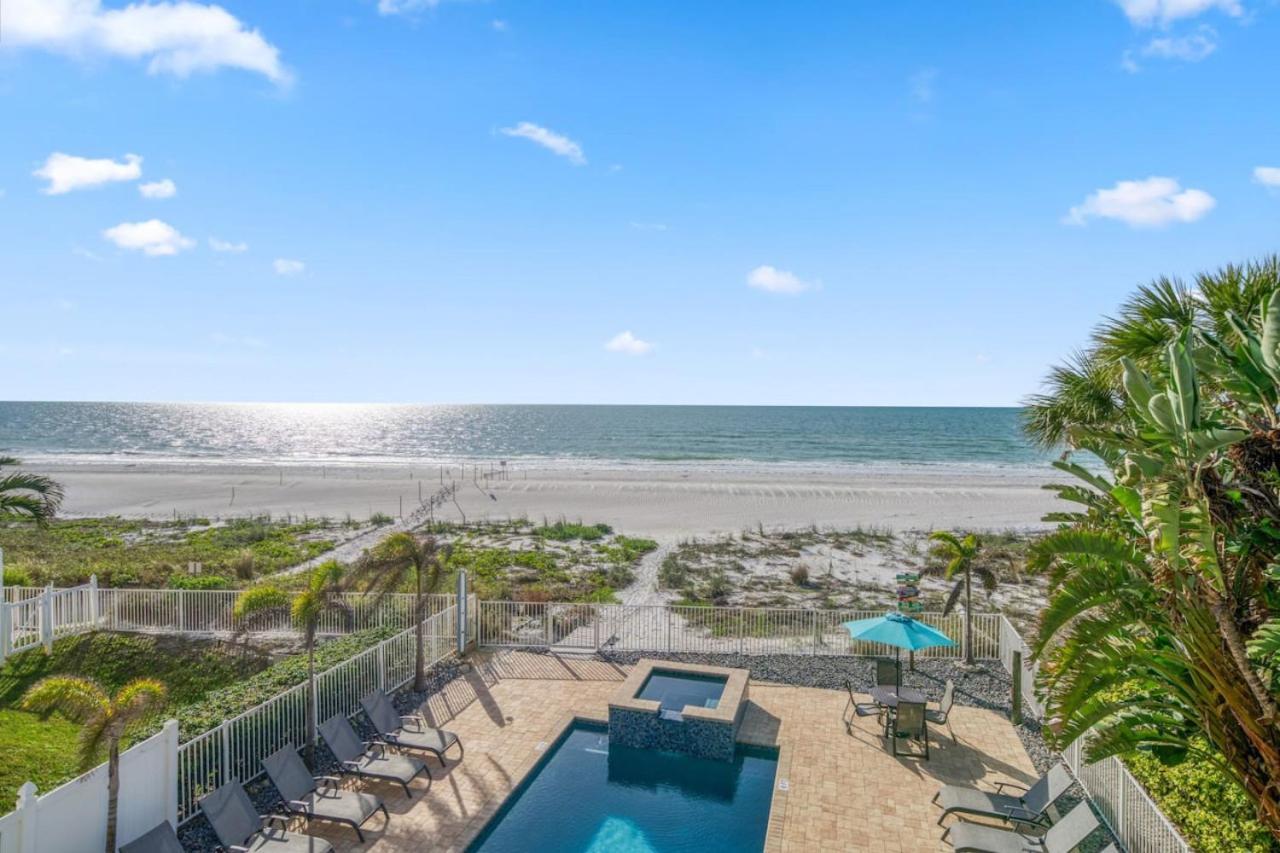 Four Shores Unit 3 Gulf Condo Direct Gulf With Pool And Spa Clearwater Beach Exterior foto